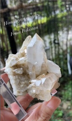 画像2: ヒマラヤンクォーツ　クラスター，ハシュピ　パキスタン産（Himalayan quartz Cluster From Pakistan）