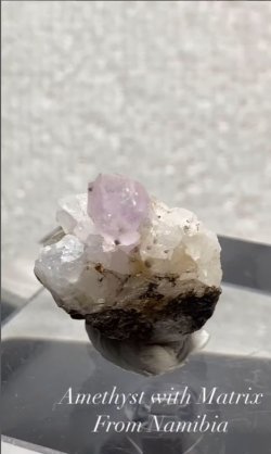 画像2: アメジスト母岩付き，ナミビア産（Amethyst with Matrix From Namibia）