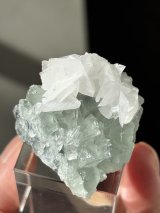 フローライト シャンファーリン カルサイト共生　中国産 ( Fluorite Calsite, Xianghualing Mine, Linwu Co., Chenzhou, Hunan, China )