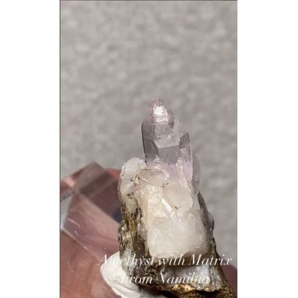 画像5: アメジスト母岩付き，ナミビア産（Amethyst with Matrix From Namibia） (5)