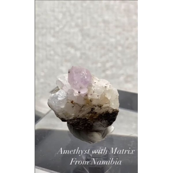 画像2: アメジスト母岩付き，ナミビア産（Amethyst with Matrix From Namibia） (2)