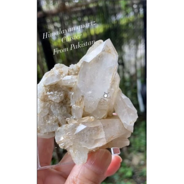 画像1: ヒマラヤンクォーツ　クラスター，ハシュピ　パキスタン産（Himalayan quartz Cluster From Pakistan） (1)