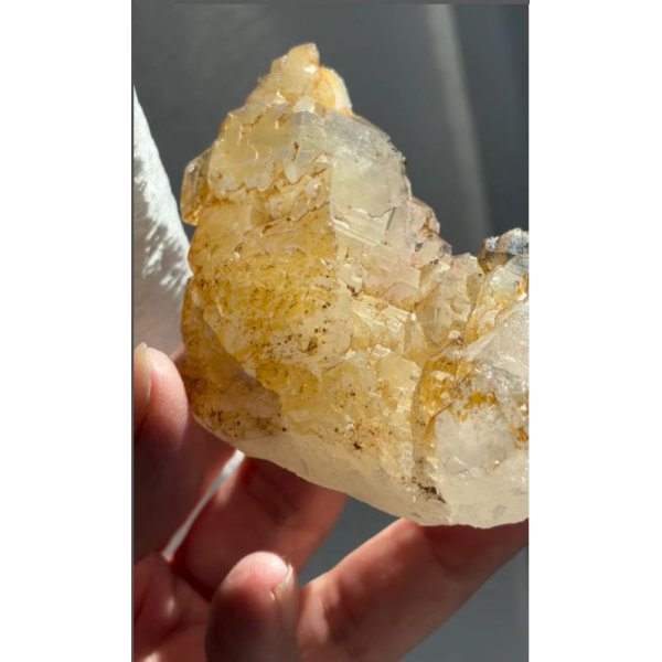 画像2: ヒマラヤンクォーツ　ゴールデンヒーラー　パキスタン産（Himalayan quartz Skardu Hashbi mines, From Pakistan） (2)