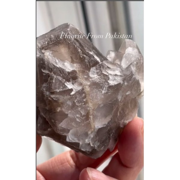 画像1: グレーフローライト　スカルドゥ ギルギット、パルジスタン パキスタン産（Fluorite Skardu, Gilgit-Baltistan, Pakistan） (1)