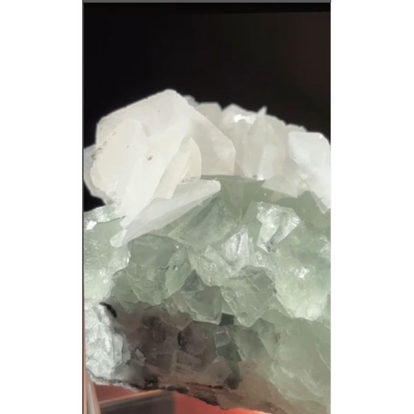 画像4: フローライト シャンファーリン カルサイト共生　中国産 ( Fluorite Calsite, Xianghualing Mine, Linwu Co., Chenzhou, Hunan, China ) (4)