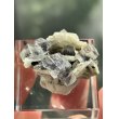 画像1: フローライト カルサイト共生　スペイン産 ( Fluorgte, Emilio Mine, Lorone, Obdulia vein, Colunga, Asturias, Spain ) (1)